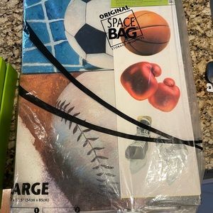 Set of 4- 8” x 12” Sports (basketball football soccer baseball) Canvas prints